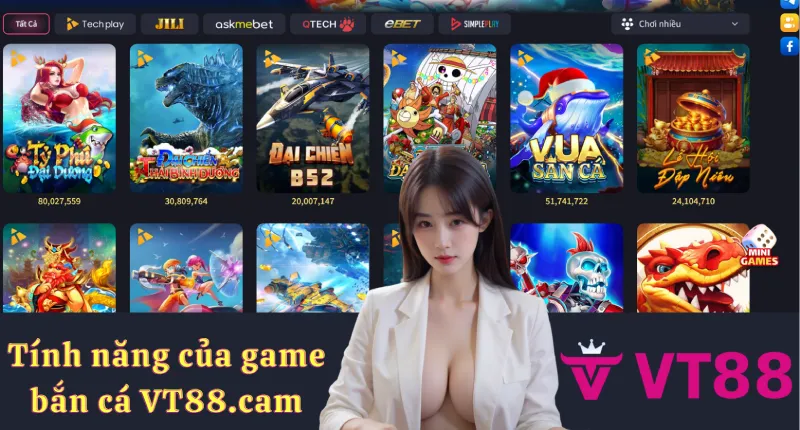 Tính năng đặc biệt của trò chơi bắn cá trực tuyến